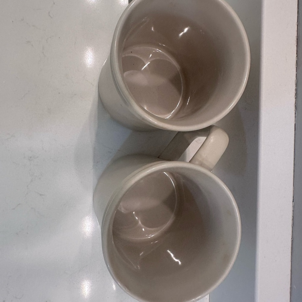 Harley-Davidson Cream and Brown Ceramic Mugs - Picture 4 of 6